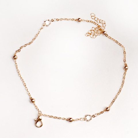 Rose Gold Bracelet Heart line (1) - Divasz