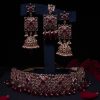 Jaipuri Queen Necklace Set/Choker Pink Premium Party