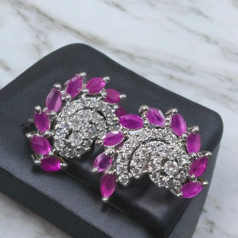 AD Silver elite small earrings Series-1