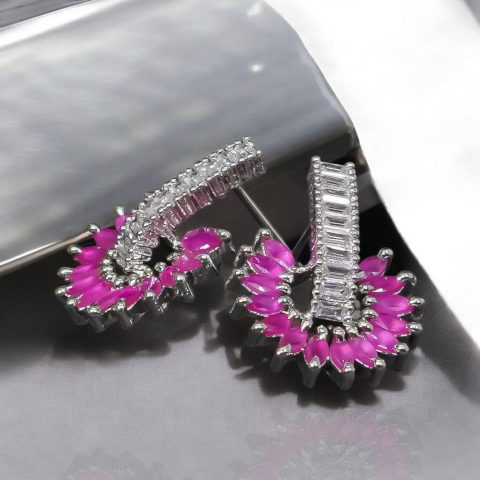 AD Silver elite small earrings Series-2