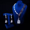 Crystal Fashionable Party Necklace Set Series -2