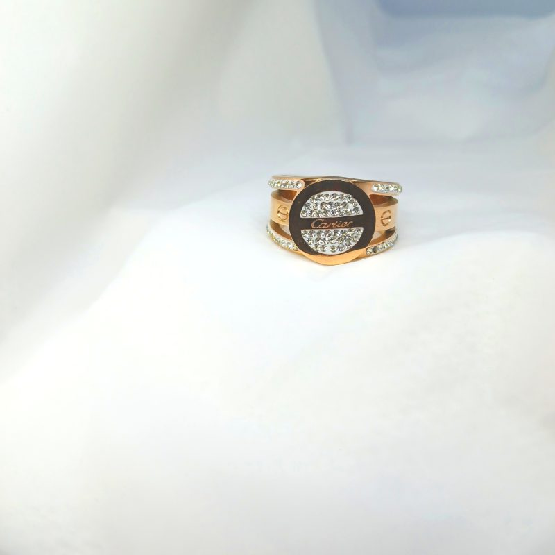 Fancy Golden AD topping heavy Coin Shape Pendant - Image 6