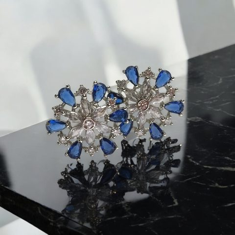 AD Silver elite small earrings Series-5