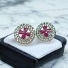 AD Silver elite small earrings Series-4