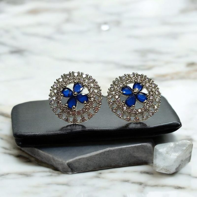 AD Silver elite small earrings Series-4 - Image 5