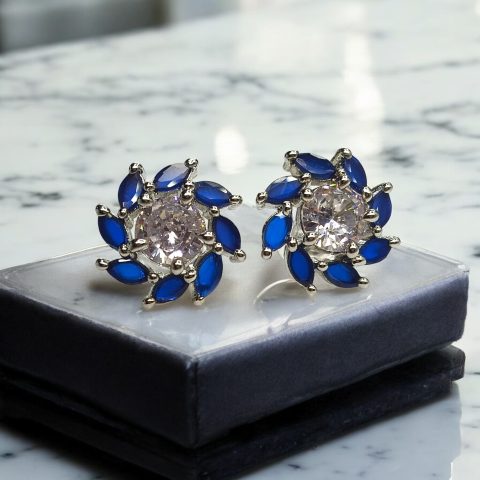 AD Silver elite small earrings Series-3