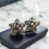 Oxidise Floral Earrings