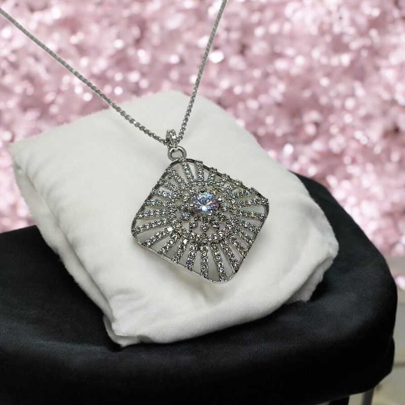 AD Stone Shining Chakra Pendant - Image 2