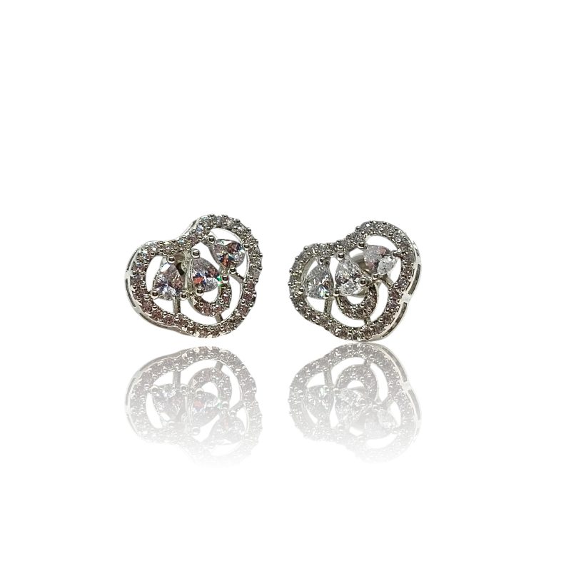 Silver Petals AD Mangalsutra - Image 5