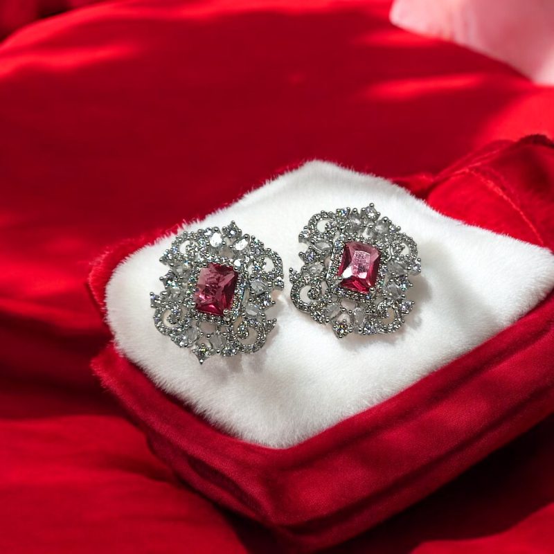 American Diamond Royal Party Necklace Set Series -2 (Nita Ambani) - Image 7