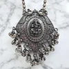 Oxidised Lord Ganesh Temple Pendant