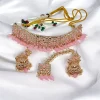 Jaipuri Baby Pink Premium Party Necklace Set/Choker