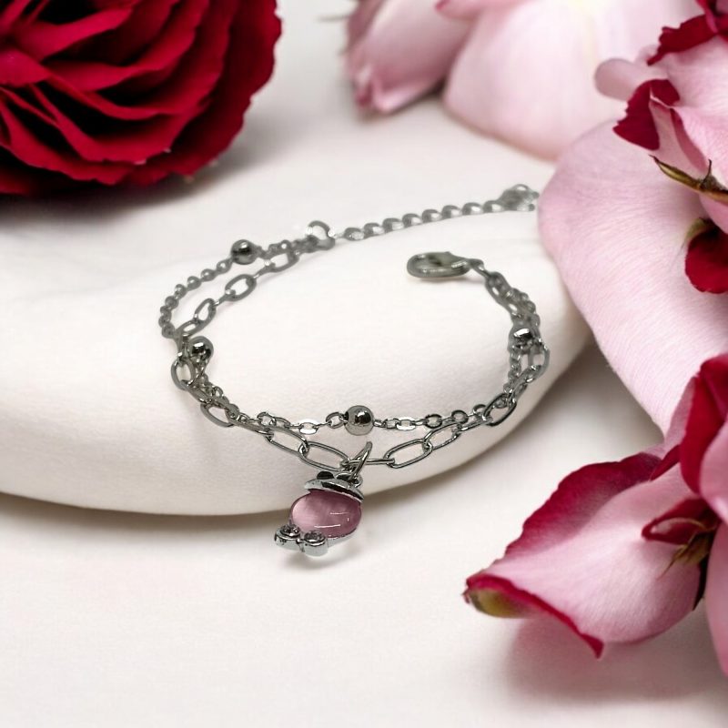 Fancy Sliver Fish Bracelet - Image 2