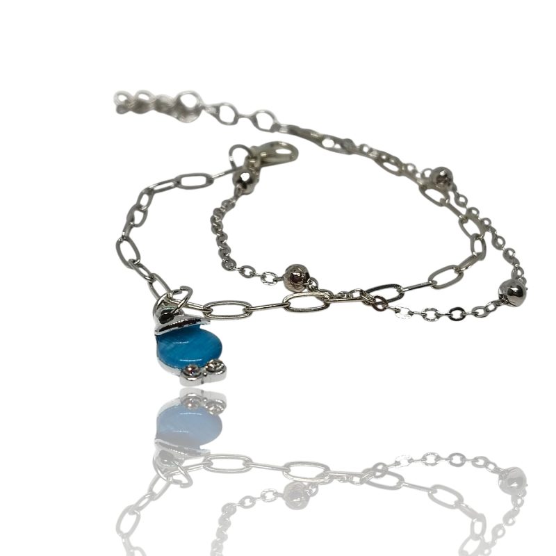 Fancy Sliver Fish Bracelet - Image 5