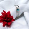 Fancy Sliver Fish Bracelet
