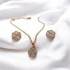 Fancy Rose Gold light Necklace Set