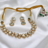 Elite Party Moissanite Kundan Necklace Set