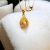 24K Gold Plated Oval Heart Shape Pendant
