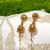 24K Gold Plated stylised sankha shape Earrings