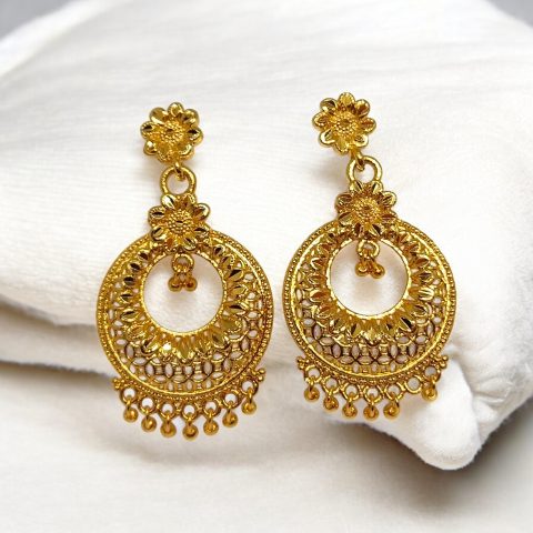 24K Gold Plated Traditional Earrings - Series 1