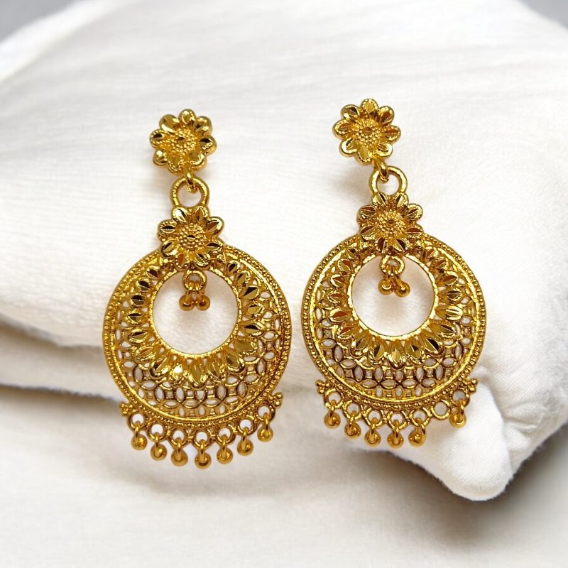 24K Gold Plated Traditional Earrings - Series 1