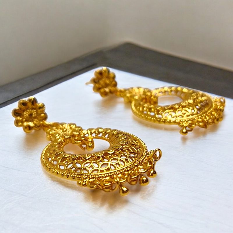 24K Gold Plated Traditional Earrings - Series 1 - Image 3