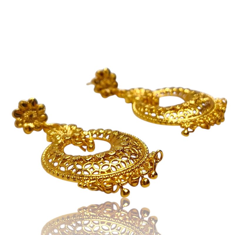 24K Gold Plated Traditional Earrings - Series 1 - Image 4