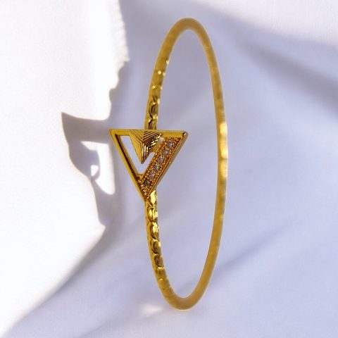 24K Gold Plated Triangular top Nova Bracelet