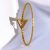 24K Gold Plated Triangular top Nova Bracelet