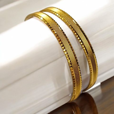 24K Gold Plated Bangles (2 Set) - Series 2