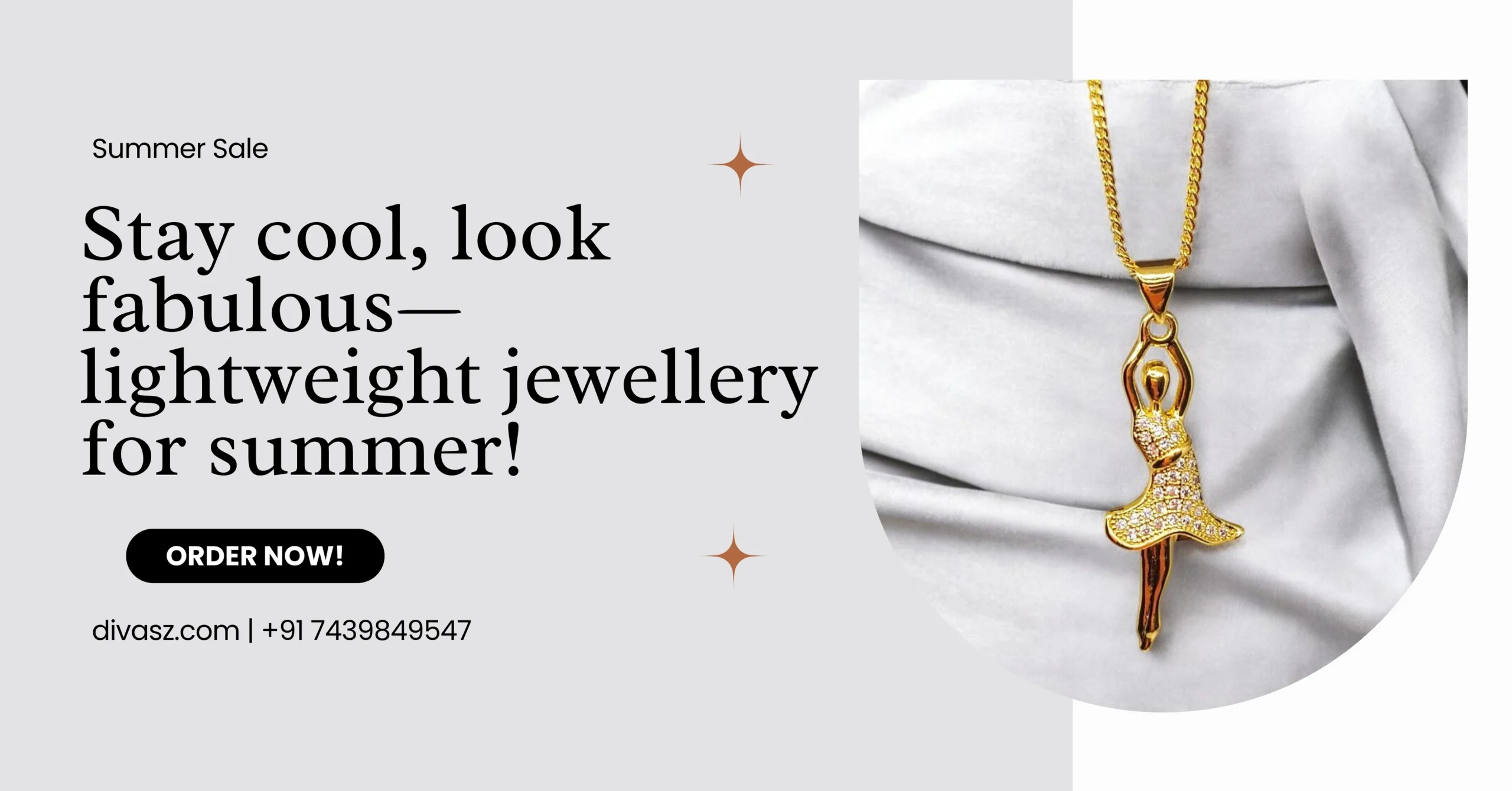 Beige Minimalist Jewellery Promotion Facebook Ad (1)